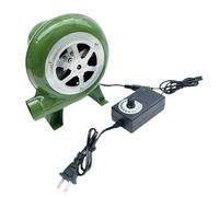 JINGAN Soplador de forja eléctrica - Bomba de aire centrífuga de ventilador portátil de 12 V,Soplador eléctrico de doble uso AC y DC, pequeño soplador de forja de herrero para barbacoa familiar en