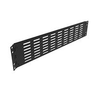 Jingchengmei 2U-Espaciador de Panel de Montaje en Rack en Blanco con bisagras-Panel en Blanco con ventilación de Metal para Rack de servidores de 19 Pulgadas o gabinete de Red con Lado con bisagras