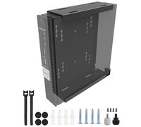 JINGCHENGMEI Soporte de Pared para Mini PC, Compatible con DELL OptiPlex Micro Form Factor, VESA y Debajo del Escritorio Disponible, Compatible con MFF 7080, 7060, 7010, 5060, 3040, 3046, 3050, 3060,