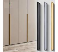 JINGCHI 2 tiradores ocultos for muebles, de aluminio diseño minimalista, invisibles for cajones, armarios y alacenas, 40 mm ancho, longitud ajustable 80 a 1000(Bronze Gold,Length-1000mm)