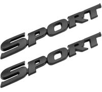 JINGCUIJIEFACAI 2X Emblema Sport Metal para Polestar 4 2024-2026 | Aleación de Zinc Resistente con Cinta Adhesiva de Alta Fijación para Personalización Exterior de Carrocería