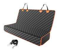 JINGDA Funda Coche Perro para Perros para Alfa Romeo Giulia Stelvio Guilietta Mito Tonale, Funda Impermeable Protectora de Asiento Trasero Antideslizante, Perros Accesorios,Black
