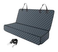 JINGDA Funda Coche Perro para Perros para Ford Mustang Mach-E 2020-2023, Funda Impermeable Protectora de Asiento Trasero Antideslizante, Perros Accesorios,Grey