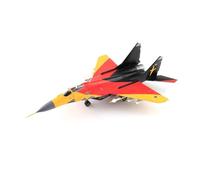 JINGDEE Aviones a Escala de exhibición 1:72 for el Caza MIG-29 Fulcrum de Alemania del Este, Modelo Steinhoff, de la Base aérea de Laage, avión Militar de aleación. Apto para Dar Regalos