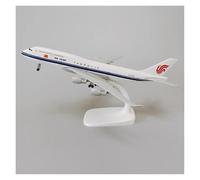 JINGDEE Aviones a Escala de exhibición Avión Boeing 747 de Air China, Modelo de avión de aleación de Metal Fundido a presión, 20 cm, Escala Miniatura, Apto para Dar Regalos