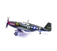 JINGDEE Aviones a Escala de exhibición Avión de Caza P-51B Estadounidense a Escala 1/72, Modelo de colección, simulación Militar, Regalo for Fiestas navideñas. Apto para Dar Regalos