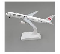 JINGDEE Aviones a Escala de exhibición Modelo de avión de 20 cm de Japan Airlines B787, de aleación de Metal Fundido a presión, for Fiestas navideñas. Apto para Dar Regalos