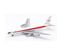 JINGDEE Aviones a Escala de exhibición Modelo de avión de aleación fundida a presión 1:200 for Trans World Airlines TWA Boeing B707-100, Regalo for Fiestas navideñas. Apto para Dar Regalos