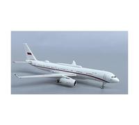 JINGDEE Aviones a Escala de exhibición Modelo de avión de Mando de comunicaciones aéreas Ruso TU-214PU-SBUS a Escala 1/400. Apto para Dar Regalos