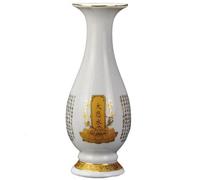 Jingdezhen cerámica, Botella de cerámica Guanyin de 20 cm, jarrón de Buda, botella purificadora de agua, decoración budista