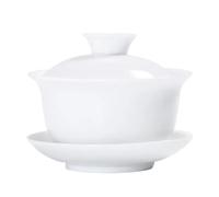 Jingdezhen-Taza De Té Gaiwan Porcelana Blanca, Fabricante Azul Y, Tazón Cerámica Pintado A Mano, Suministros Juego La Elegancia Es Atemporal(B8)