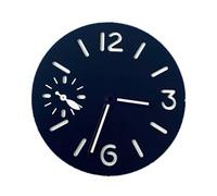 Jingelmall Atractiva esfera luminosa con manecillas de reloj de repuesto para movimiento ETA 6497 ST3600, escritura blanca