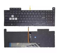 Jingelmall Teclado de repuesto para Asus TUF A15 F15 FA507 FA507R FX507 FX507R FX507Z FX507ZM Teclado con teclado RGB colorido de cada tecla Diseño de EE. UU