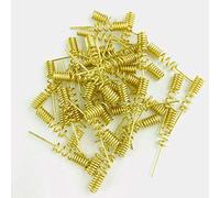 JINGERL Antena GSM resorte 100pcs / lote 900 / 1800mHz cobre espiral bobina de bobina antena gsm antena placa base soldadura;0.8 x 5 x 24 mm (Color : 100PCS)