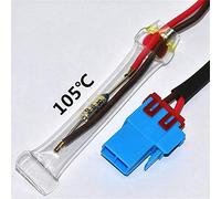 JINGERL Sensor de descongelación de Fusible térmico Apto for congeladores de Nevera Samsung Accesorios de refrigerador de Fusible de Temperatura de descongelación de Repuesto (Azul)