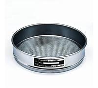 JINGERL Tamied del suelo Horticultura Orificio redondo Muestreo Tamiz Tembra de laboratorio Tamiz Tapa galvanizada e inferior R20CM Apertura 0.074-60mm 1 PCS (Capacity : 0.5mm)