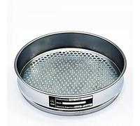 JINGERL Tamiz de suelo hortícola Galvanizado Agujero redondo Blueberries Bodh Beads Muestreo Tamiz Diámetro Diámetro de 20 cm Diámetro 1-40mm (Capacity : 4.0mm)