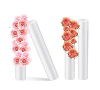 JINGHANGER 4 Piezas Espuma Floral para Arreglos Florales Varillas de Espuma Esponja para Flores Frescas Tubo de Espuma para Modelado Manualidades y Suministros de Bricolaje Blanco 40x5 cm