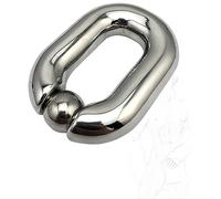 JINGHUA3 Colgante de peso para escroto Anillo para pene testículos de acero inoxidable Anillo de bellota para hombres Entrenador de testículos de acero inoxidable Ejercicio Juguete sexual para (S) (S
