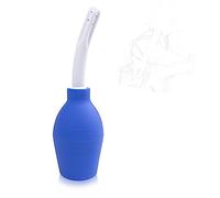 JINGHUA3 Ducha íntima Enema Ducha anal Ducha anal y vaginal Enema Jeringa Irrigador Ducha vaginal anal Enjuague anal Enema para limpieza de colon Juguete sexual anal para hombres y mujeres (Azul) (Co