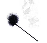 JINGHUA3 Feather Tickler SM Love Feather Bed Restricciones Pluma Coqueteo Juguete Sexual Testículos Estimulación del Clítoris Pluma Cachorro Juguete Sexual Perfecto para Espalda Pecho (Púrpura) (Colo