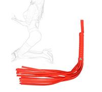 JINGHUA3 Flogger de cuero erótico Seduction Partner Whip Bondage Games BDSM Látigo de cuero Nalgadas Juguete Juego de rol para SM Sex Strap Flogger Flirt Cosplay Adulto Juguete sexual para (Rosa) (Co