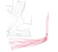JINGHUA3 Flogger de cuero erótico Seduction Partner Whip Bondage Games BDSM Látigo de cuero Nalgadas Juguete Juego de rol para SM Sex Strap Flogger Flirt Cosplay Adulto Juguete sexual para (Rosa) (Co