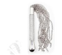 JINGHUA3 Látigo de Cadena de Metal Látigos con Borla de Cadena Nalgadas Sexo SM Restricciones de Bondage BDSM Fetiche Coqueteo Cultivo Látigo erótico Roles Accesorios Adultos SM Juguete Sexual