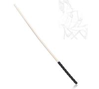 JINGHUA3 Látigo Flogger Látigo de Madera Dura Hilos de Ratán Fustas de Montar 60 cm Látigos de Coqueteo Fetiche Erótico Nalgadas Juego de Rol Esclavo SM Bondage BDSM Juguete Sexual (Negro) (Color : S