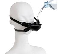 JINGHUA3 Mordaza bucal Urinario Embudo de orina Mordaza de boca abierta BDSM Consolador Juego de restricciones de esclavitud Esclavo Fetiche extremo Tapón bucal Mordaza SM Juguete sexual (rojo) (Colo