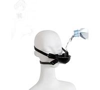 JINGHUA3 Mordaza con tapón bucal, mordaza para la boca, BDSM, embudo extremo, capucha, deportes acuáticos, mordaza para la boca para mujeres, hombres, parejas, mordaza, tapón para la boca (rojo) (Col