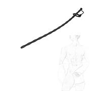 JINGHUA3 Palo de silicona para pene con anillo para pene, tapón uretral con orificio, tapón para pene, masturbación para hombres, juguete sexual, dilatadores uretrales, tapón para pene extraíble (S) (