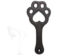 JINGHUA3 SM Paddle Erótico Flogger Látigo de Cuero BDSM Spanking Paddle Látigos Eróticos Flirt Whip Fetish Bondage Cama Nalgadas Bofetada Pata de Gato Látigo Nalgadas Juguete Sexual para Parejas