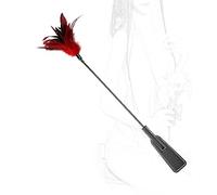 JINGHUA3 SM Paddle Nalgadas Paddle Fetiche Fantasía Bondage Erótico Flogger Látigo Pluma Tickler Cosplay Juguete Sexual para Mujeres y Parejas Látigos de Cuero BDSM Bondage Masaje Estimulación (A) (S
