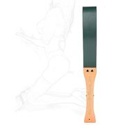 JINGHUA3 SM Paddle Whips Leather Flogger Paddle Fetiche Nalgadas Juguete Sexual Juego de Rol Adulto Látigo BDSM Bondage Estimulación Esclavo Juguete Sexual para Mujeres y Hombres Parejas (B, Verde) (