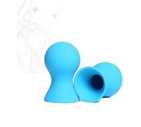 JINGHUA3 Succionador de Pezones 1 par Succionador de Pezones Succionador de Pezones de Silicona Succionador de Pezones Abrazaderas de Pezones Estimulador de Senos SM BDSM Juguete Sexual (Azul) (Color