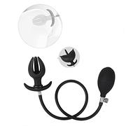 JINGHUA3 Tapón Anal Inflable Tapón Anal Juguete Sexual Tapón Anal con Forma de Brote de Silicona con Bomba Extraíble BDSM Sexo Anal Dilatador Anal Estimulación de Próstata Juguete Sexual Fetiche