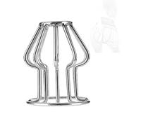 JINGHUA3 Tapones anales de acero inoxidable, dilatadores vaginales anales, juguetes sexuales anales SM, masturbación, tapones anales, BDSM, bondage, consolador anal, tapones anales (paquete de 3) (Si