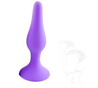 JINGHUA3 Tapones anales de silicona, tapones anales, fetiche, juguete sexual anal, masturbación, tapón anal, vagina, clítoris, punto G, juguete sexual BDSM para hombres (paquete de 4, morado) (Color