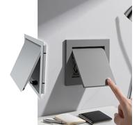 JingJiangBo 1 trampilla de inspección de prensa gris - Panel de acceso de aluminio duradero for sótanos, baños y áticos(11x15in)