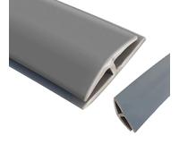 JingJiangBo Tira de transición de Alfombra a baldosa de PVC Duradera: Protector de Borde de Piso de 1 m a 20 m de Largo for una transición Suave.(Gray,Length 6m(20ft))