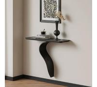 JINGJIAOPLSD Mueble Recibidor Entrada Moderna para Colocar Detrás del Sofá, Recibidores Modernos para Sala de Estar, Pasillo, Vestíbulo, Hogar, para Colocar Plantas(Black)