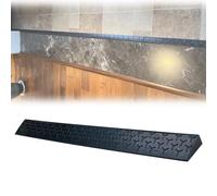 JINGJIAOPLSD Rampas para Coches de Goma, 100 cm de Largo, Antideslizante Portátil, con Estructura de Panal Estable, Rampa para Vehículos y Camiones(100x6x2cm/39.4x2.4x0.8in)