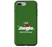 Jingle Algunas de Las Maneras Divertidas Vacaciones de Navidad Carcasa para iPhone 7 Plus/8 Plus