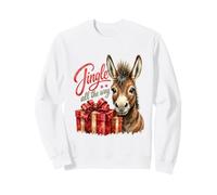 Jingle All The Way Donkey Christmas Farm Animal Holiday Sudadera