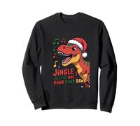 Jingle All The Way Rawr Funny Dino Christmas Sudadera