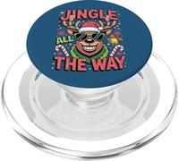 Jingle All The Way Reno Sonriente - Estilo de suéter Feo PopSockets PopGrip para MagSafe