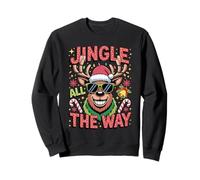 Jingle All The Way Reno Sonriente - Estilo de suéter Feo Sudadera