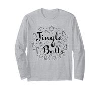 Jingle Balls, Divertidas Parejas Que Combinan, Felices Vacaciones de Navidad Manga Larga