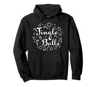 Jingle Balls, Divertidas Parejas Que Combinan, Felices Vacaciones de Navidad Sudadera con Capucha